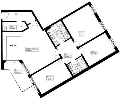 I WOHNEN DER EXTRAKLASSE | ERSTBEZUG | Neubau | Parkett | Fußbodenheizung |2 Bäder | - Foto 1