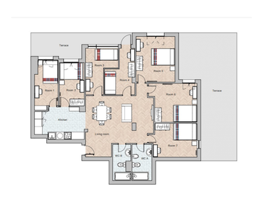 Spacious double bedroom in calle Martin de los Heros - Photo 4