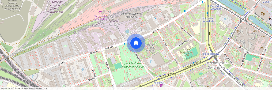 ul. Kolejowa 87, Przedmieście Świdnickie, Stare Miasto, Wrocław, dolnośląskie