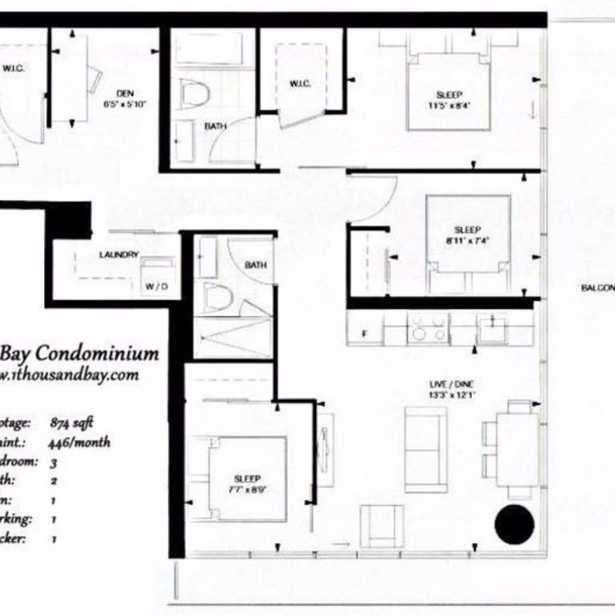 For Lease - 57 ST JOSEPH Street Unit# 1108, Toronto, Ontario - Photo 2