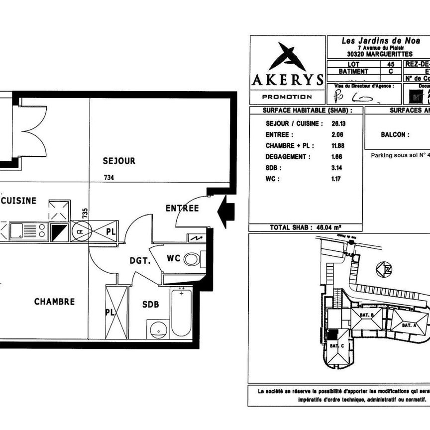 Location Appartement 2 pièces 46m² MARGUERITTES 30320 - Photo 2