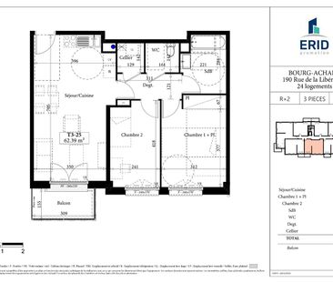 Location Appartement 3 pièces 62m² BOURG ACHARD 27310 - Photo 2