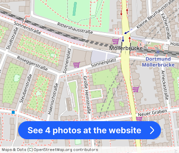 Demnächst frei! 2-Zimmer-Wohnung in Dortmund Innenstadt-West - Photo 1