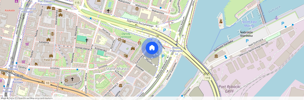 ul. Kłodna, Stare Miasto, Śródmieście, Szczecin, zachodniopomorskie