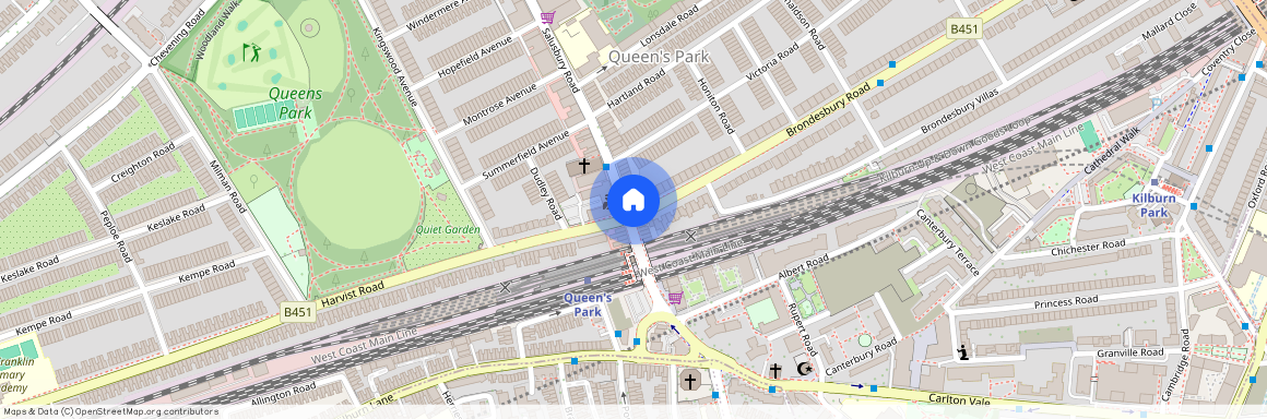 Salusbury Road, Queen's Park, London, NW6