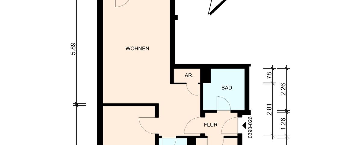 Modernisierte Wohnung mit Balkon - 19089 Crivitz - Foto 1