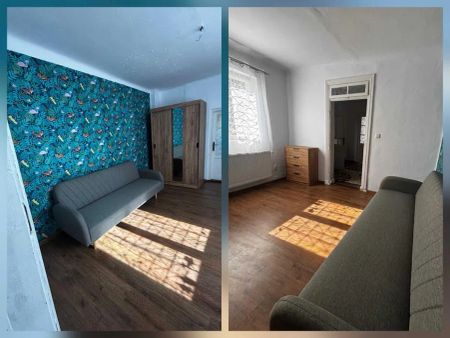 Inchiriez casa Bucurestii Noi 3 camere, renovata si mobilata modern, curte 400mp cu gratar si mobilier, metrou 8min, parcare - Photo 2