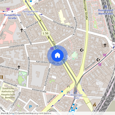 Kölnerstraße 45, 40211 Düsseldorf - Stadtmitte