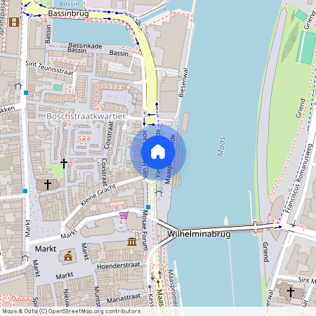 Boschstraatkwartier, 6211 JW, Maasboulevard, Maastricht