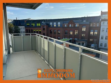 2-Zimmer-Wohnung mit Einbauküche, Balkon und Personenaufzug mitten in Zwickau, zu vermieten! - Photo 5