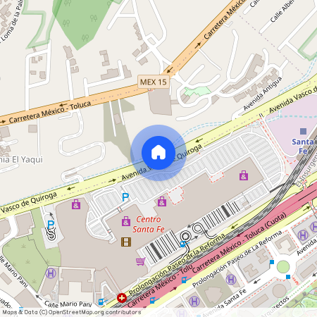 Vasco de Quiroga, Colonia Santa Fe Cuajimalpa, C.P. 05348, Df / Cdmx