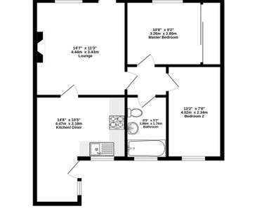 2 bedroom bungalow to rent - Photo 4