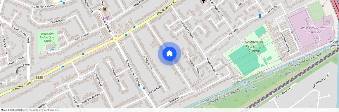 Kings Road, New Haw, Addlestone, Surrey, KT15