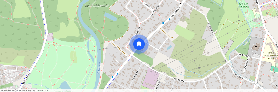 ul. Jeleniogórska, Leśnica, Fabryczna, Wrocław, dolnośląskie