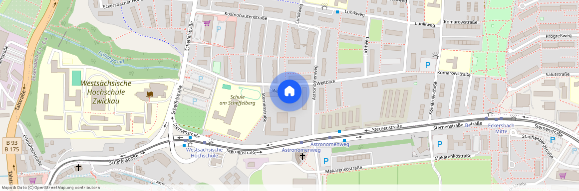 4. Etage, Weitblick 2B, Eckersbach E1-E4, Zwickau