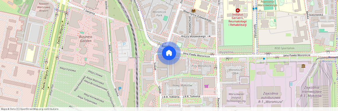 ul. Jana Pawła Woronicza 33, Służewiec, Mokotów, Warszawa, mazowieckie