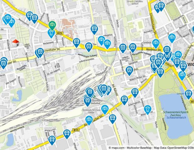 2-Zimmer-Wohnung mit Laminat und BALKON in Zwickau-Marienthal zu vermieten! - Foto 1