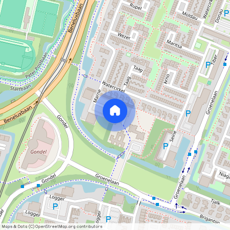 Watercirkelbuurt, 1186 PG, Marne, Amstelveen