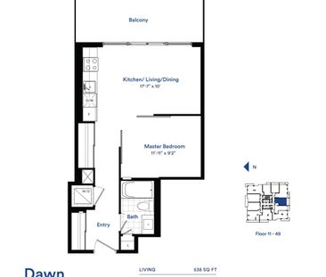 For Lease - 430 Square One Drive Unit# 2104, Mississauga, Ontario - Photo 1