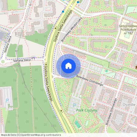 Orlińskiego 1, Czyżyny Lotnisko, Czyżyny, Kraków, małopolskie