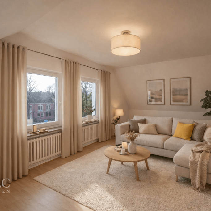 Kompakt, ruhig, zentral – 2-Zimmer-Dachgeschosswohnung mit optimalen Grundriss - Photo 1