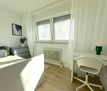 Modernes Zimmer in 5er-WG | Erstbezug nach Sanierung & voll möblier... - Photo 6