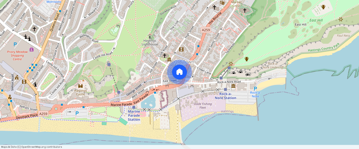 Winding Street, Hastings, TN34