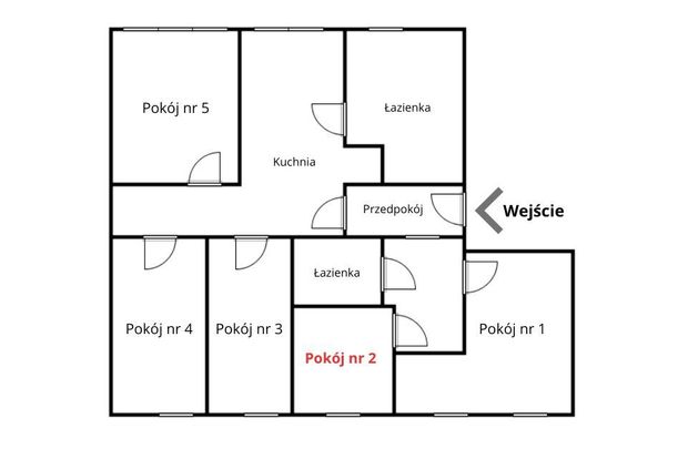 Pokój dla studenta/studentki PUM- Woj.Polskiego 40 - Фото 1