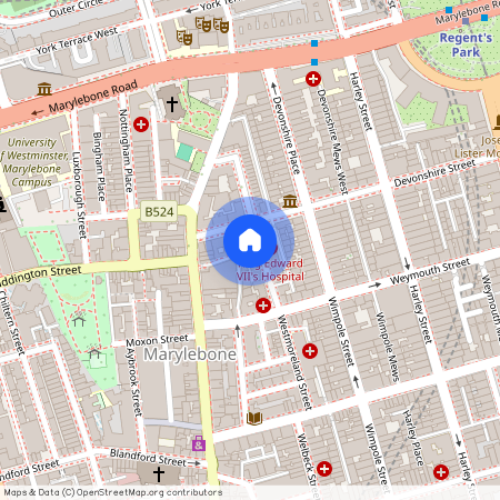 Beaumont Court, 38-40 Beaumont Street, Marylebone, London, W1G