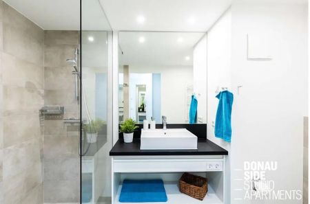 DONAU SIDE: Modernes STUDENTEN Apartment mit Fitnessstudio & Co-Working - Photo 5