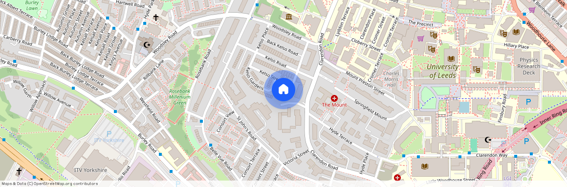 Flat 1 Berkeley Court, LS2 9PT, Leeds
