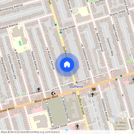 1054 Dufferin Street Unit# Basement, Toronto