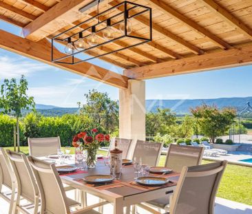 Gordes - Belle maison de vacances avec piscine chauffée et vue exce... - Photo 3