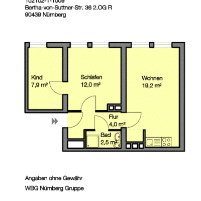 Tolle 3 Zimmerwohnung in Sundersbühl - Photo 1