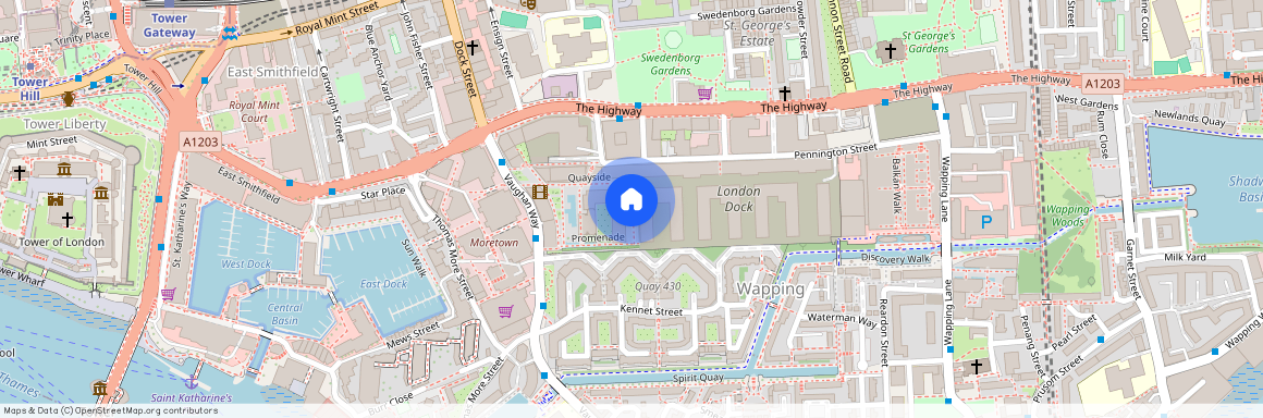 Merino Gardens, London Dock, E1W