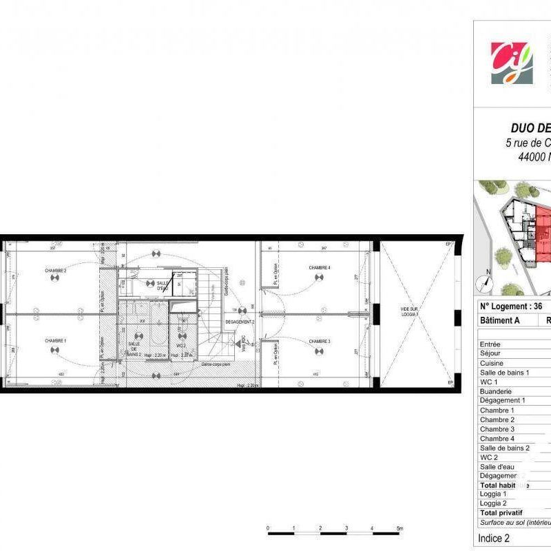 Location appartement t5 141 m² à Nantes (44000) St Donatien/Jardin des Plantes-Gare Sud - Photo 1