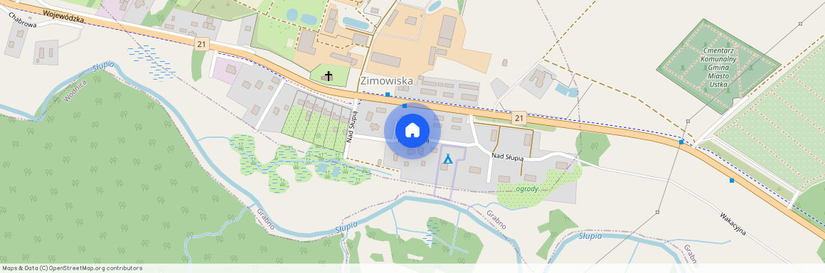 Nad Słupią, Słupski, Ustka