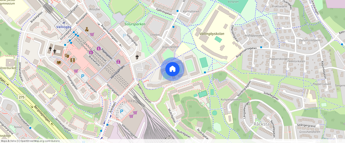 Ångermannagatan **, Råcksta