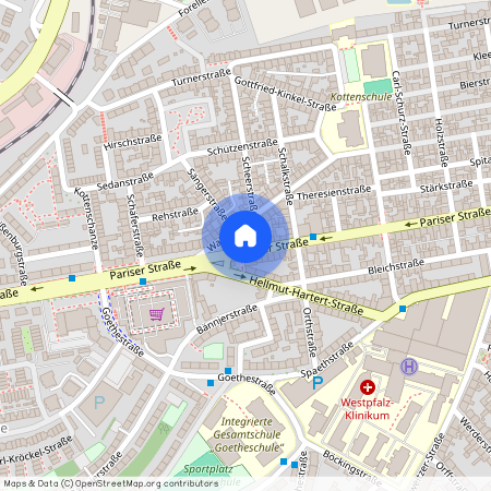 Pariser Straße 104, 67655 Rheinland-Pfalz - Kaiserslautern