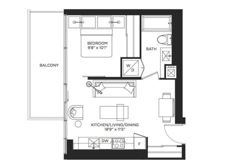 For Lease - 290 Adelaide Street Unit# 2812, Toronto, Ontario - Photo 2
