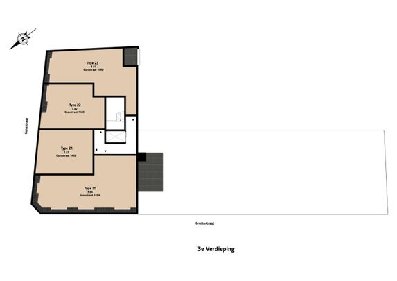 Appartement te huur: Gansstraat 143-C 3582 EG Utrecht - Photo 1