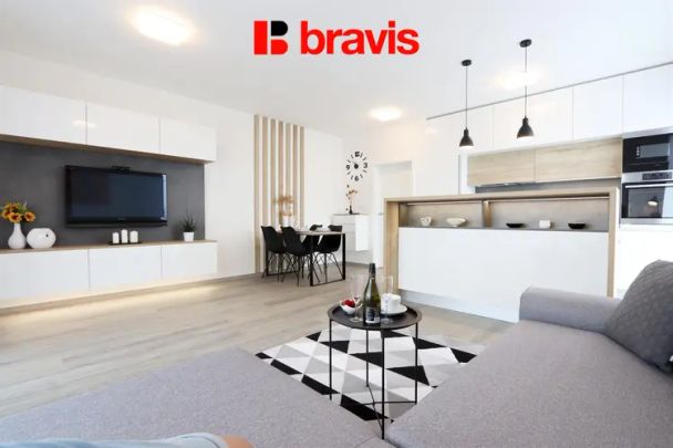 Pronájem bytu 2+kk, ulice Kumpoštova, Brno-Sadová, zařízený, výtah, velká terasa, sklep, garážové stání - Фото 1