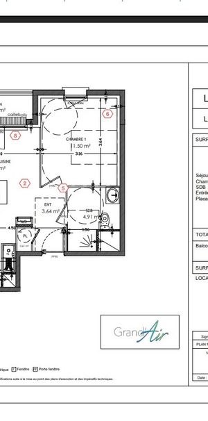 2 pièces - 39,56 m² - 1er étage - Colocation non autorisée - Photo 2