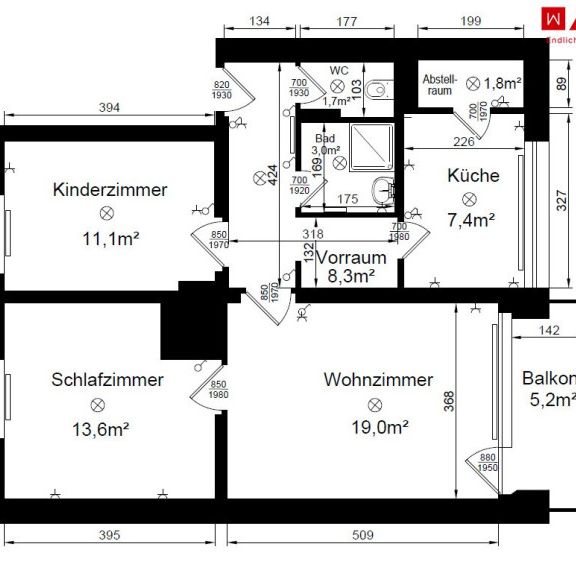 GENERALSANIERUNG! Charmante 3-Zimmer-Wohnung mit Balkon in Linz für den optimalen Start ins neue Jahr – ab 01.01.2026 beziehbar! - Photo 1