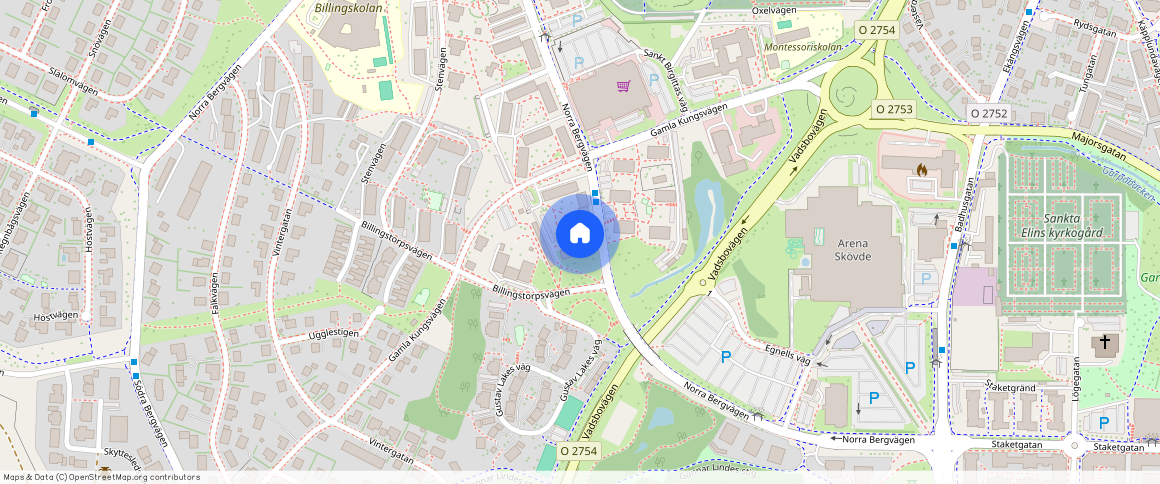 Norra Bergvägen **, Billingssluttningen