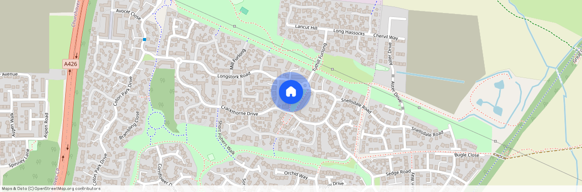 Flaxdown Gardens, Coton Meadows, Rugby, CV23