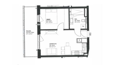 Pauschalmiete inklusive Warmwasser, Heizung & Kühlung - Moderne 2-Zimmer-Wohnung mit großzügigem Balkon und stilvoller Ausstattung - Photo 3