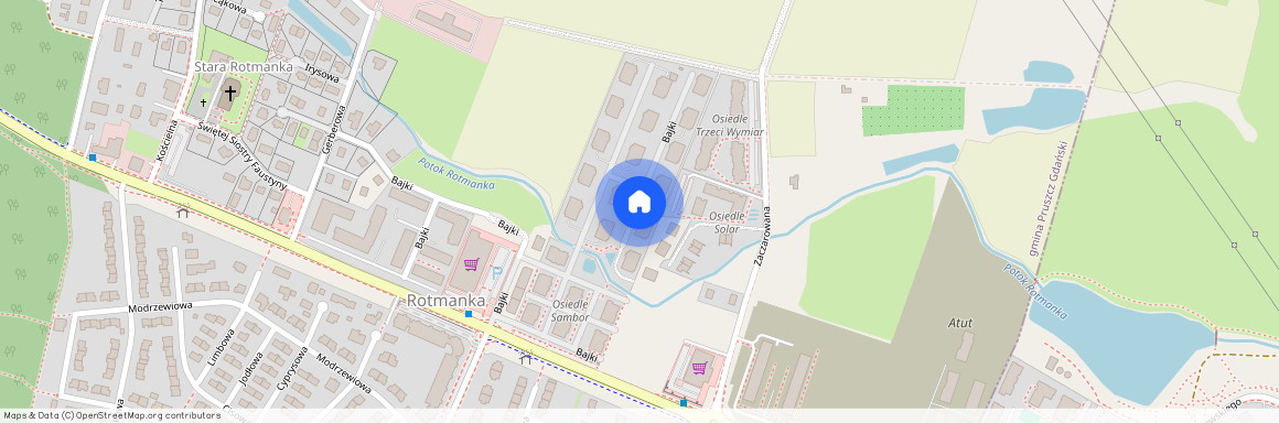 ul. Bajki, Rotmanka, Pruszcz Gdański, gdański, pomorskie