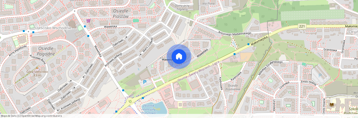 ul. Wawelska, Chełm, Gdańsk, pomorskie