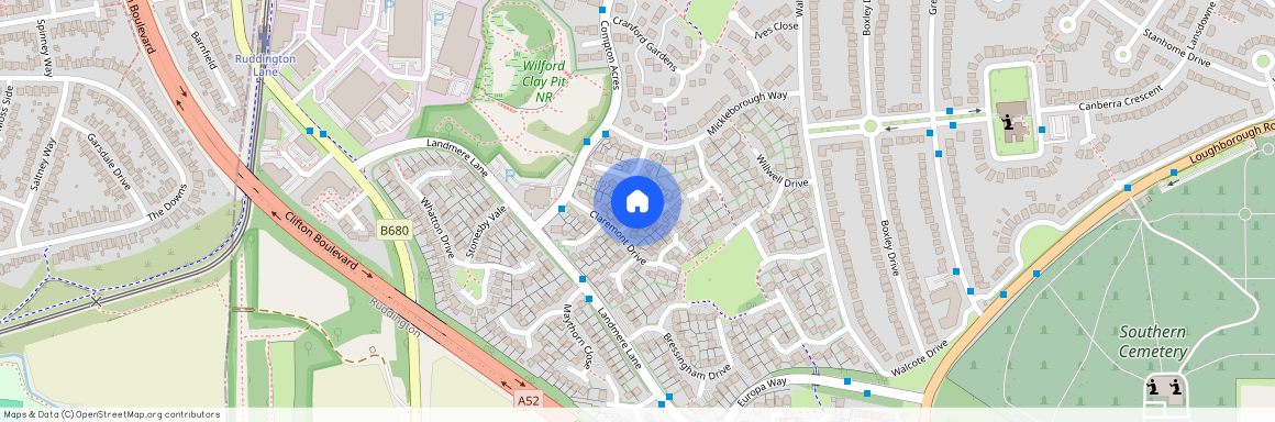 Wisley Close, West Bridgford, Nottingham, Nottinghamshire, NG2